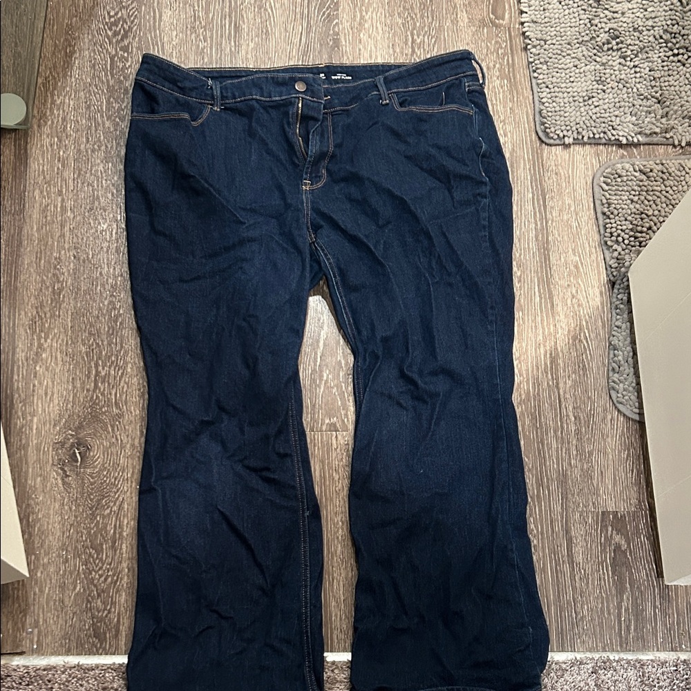 Old Navy Women's Deep Indigo Flare Jeans